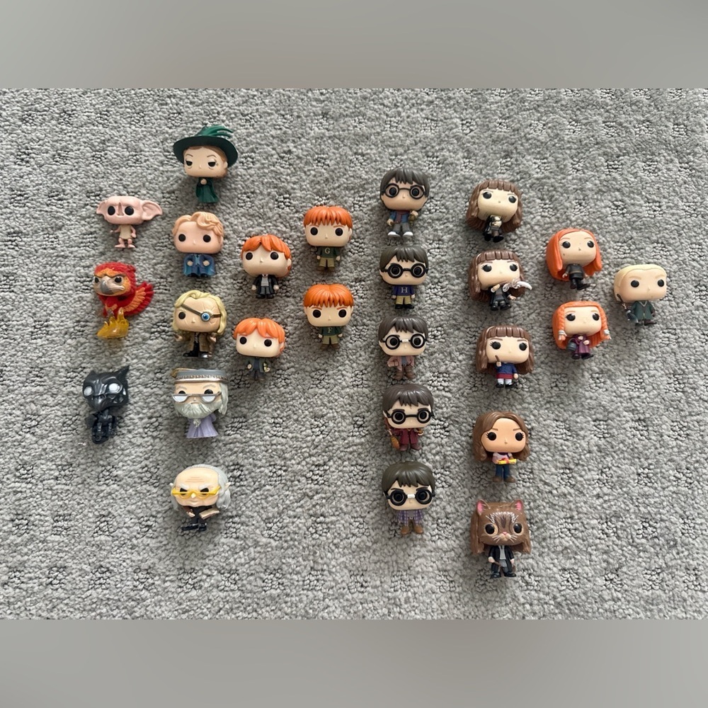 Harry Potter Funko Mystery Minis Lot Thestral Fawkes Draco 24 Figures